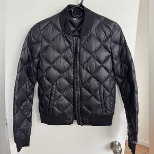 ALO Yoga Idol Bomber Quilted Jacket - size small - black